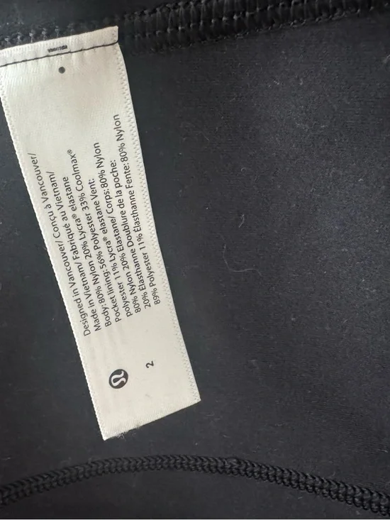 lululemon define Black Faux Leather Zip Hoodie - Picture 2 of 3